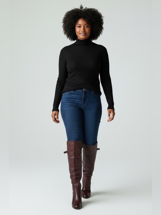 Franco Sarto Shoes - Franco Sarto Women’s Tall Brown Leather Heeled Riding Boots wide calf